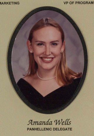 Beta Tau Chapter Composite Detail, Amanda Wells, 1997-1998