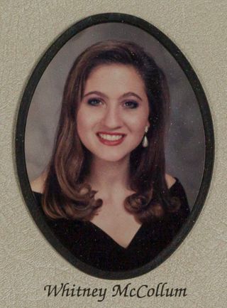 Beta Tau Chapter Composite Detail, Whitney McCollum, 1995-1996