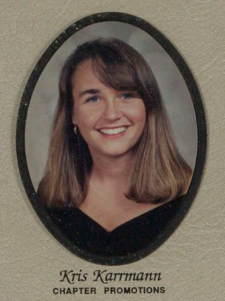 Beta Tau Chapter Composite Detail, Kris Karrmann, 1995-1996