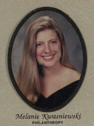 Beta Tau Chapter Composite Detail, Melanie Kwasniewski, 1995-1996