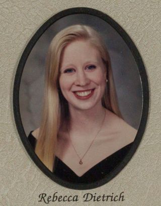 Beta Tau Chapter Composite Detail, Rebecca Dietrich, 1995-1996