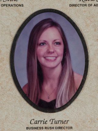 Beta Tau Chapter Composite Detail, Carrie Turner, 2004-2005