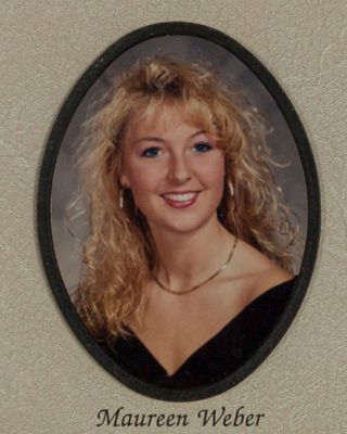 Beta Tau Chapter Composite Detail, Maureen Weber, 1994-1995