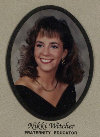 Beta Tau Chapter Composite Detail, Nikki Witcher, 1994-1995