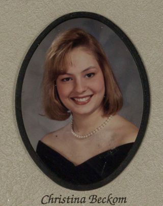 Beta Tau Chapter Composite Detail, Christina Beckom, 1994-1995
