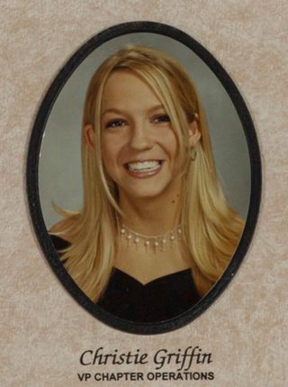 Beta Tau Chapter Composite Detail, Christie Griffin, 2003-2004