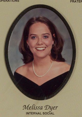 Beta Tau Chapter Composite Detail, Melissa Dyer, 1998-1999