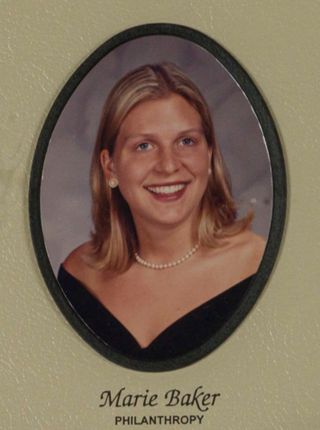 Beta Tau Chapter Composite Detail, Marie Baker, 1998-1999