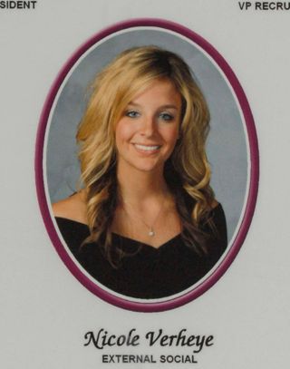 Beta Tau Chapter Composite Detail, Nicole Verheye, 2010-2011