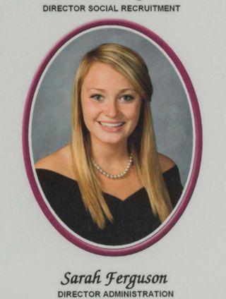 Beta Tau Chapter Composite Detail, Sarah Ferguson, 2010-2011