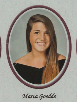 Beta Tau Chapter Composite Detail, Martha Goedde, 2014-2015