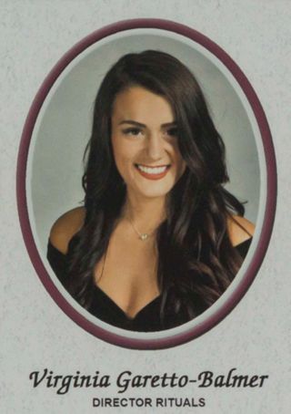 Beta Tau Chapter Composite Detail, Virginia Garretto-Balmer, 2014-2015