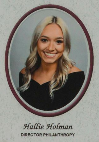 Beta Tau Chapter Composite Detail, Hallie Holman, 2018-2019