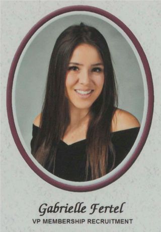 Beta Tau Chapter Composite Detail, Gabrielle Fertel, 2016-2017