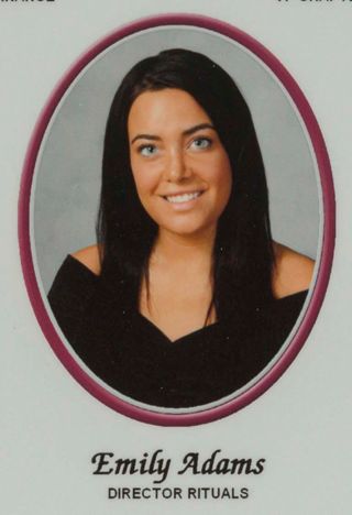 Beta Tau Chapter Composite Detail, Emily Adams, 2011-2012