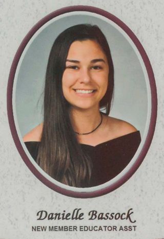 Beta Tau Chapter Composite Detail, Danielle Bassock, 2017-2018
