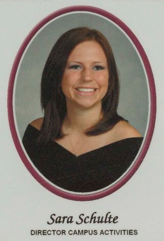 Beta Tau Chapter Composite Detail, Sara Schulte, 2007-2008
