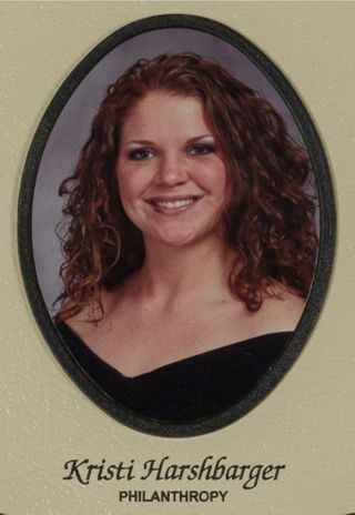 Beta Tau Chapter Composite Detail, Kristi Harshbarger, 2000-2001