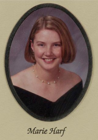 Beta Tau Chapter Composite Detail, Marie Harf, 2000-2001