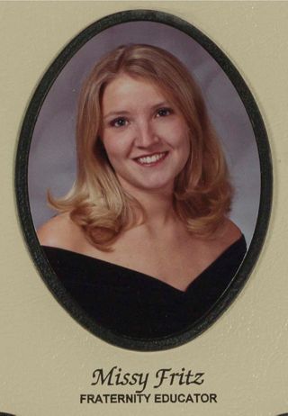 Beta Tau Chapter Composite Detail, Missy Fritz, 2000-2001