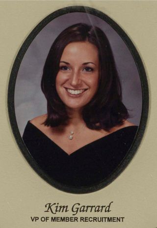 Beta Tau Chapter Composite Detail, Kim Garrard, 2000-2001