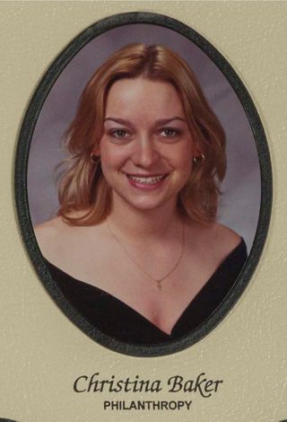 Beta Tau Chapter Composite Detail, Christina Baker, 2000-2001