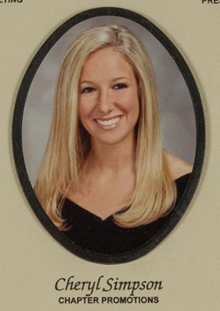 Beta Tau Chapter Composite Detail, Cheryl Simpson, 2002-2003
