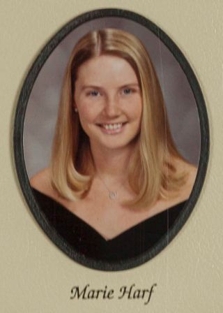 Beta Tau Chapter Composite Detail, Marie Harf, 2002-2003