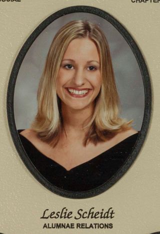 Beta Tau Chapter Composite Detail, Leslie Scheidt, 2002-2003