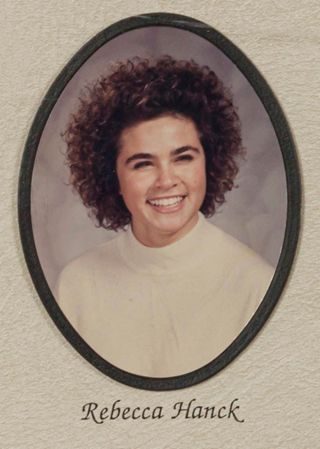 Beta Tau Chapter Composite Detail, Rebecca Hanck, 1990-1991