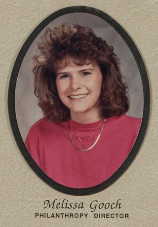 Beta Tau Chapter Composite Detail, Melissa Gooch, 1990-1991