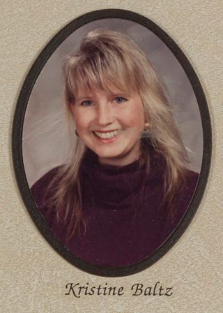 Beta Tau Chapter Composite Detail, Kristine Baltz, 1990-1991