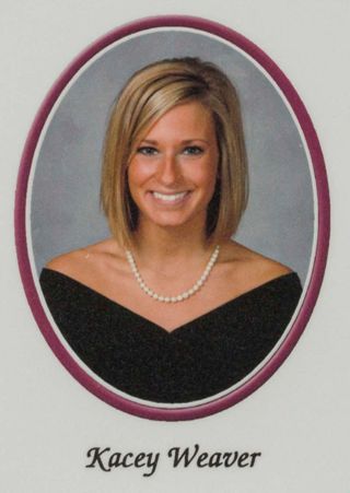 Beta Tau Chapter Composite Detail, Kacey Weaver, 2008-2009