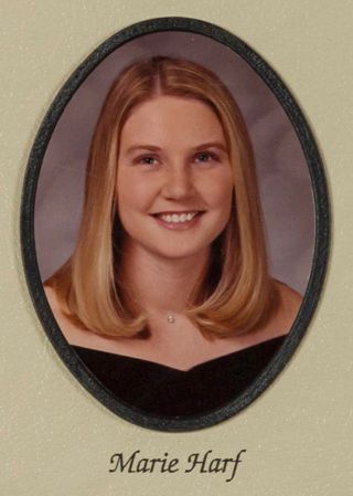 Beta Tau Chapter Composite Detail, Marie Harf, 2001-2002