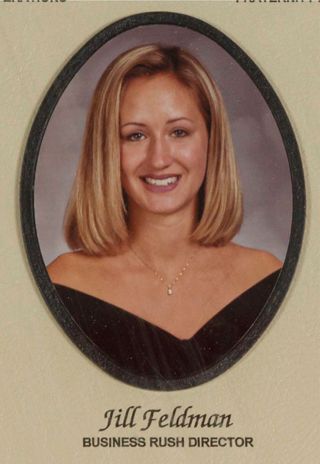 Beta Tau Chapter Composite Detail, Jill Feldman, 2001-2002