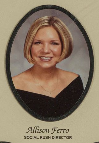 Beta Tau Chapter Composite Detail, Allison Ferro, 2001-2002