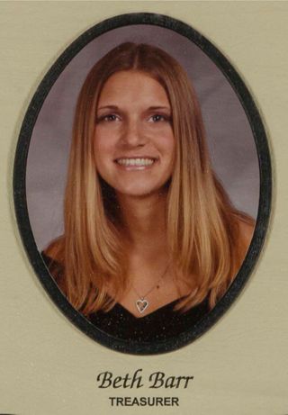 Beta Tau Chapter Composite Detail, Beth Barr, 2001-2002
