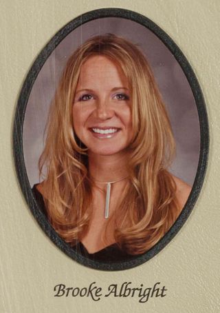 Beta Tau Chapter Composite Detail, Brooke Albright, 2001-2002