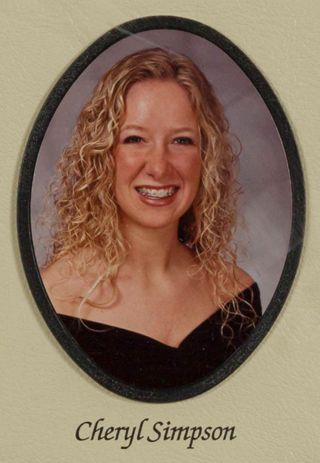 Beta Tau Chapter Composite Detail, Cheryl Simpson, 2001-2002
