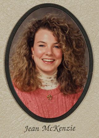 Beta Tau Chapter Composite Detail, Jean McKenzie, 1991-1992