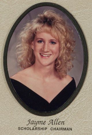 Beta Tau Chapter Composite Detail, Jayme Allen, 1992-1993