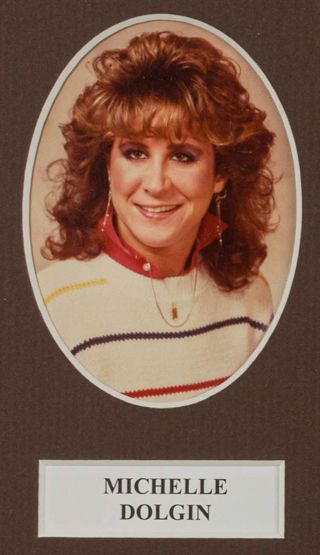 Beta Tau Chapter Composite Detail, Michelle Dolgin, 1985-1986