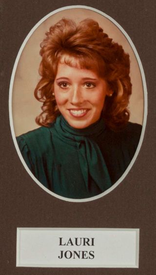 Beta Tau Chapter Composite Detail, Lauri Jones, 1985-1986