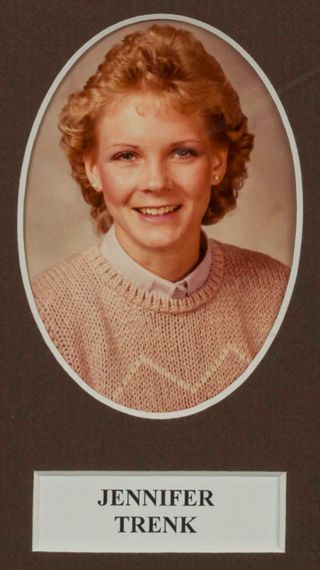 Beta Tau Chapter Composite Detail, Jennifer Trenk, 1985-1986