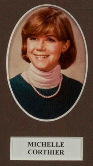 Beta Tau Chapter Composite Detail, Michelle Corthier, 1985-1986