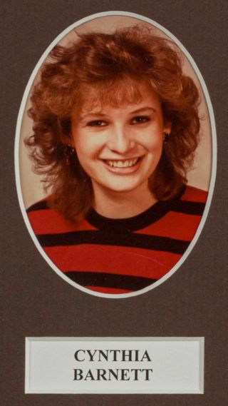 Beta Tau Chapter Composite Detail, Cynthia Barnett, 1985-1986
