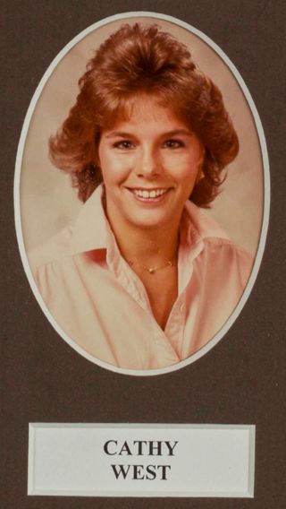 Beta Tau Chapter Composite Detail, Cathy West, 1985-1986