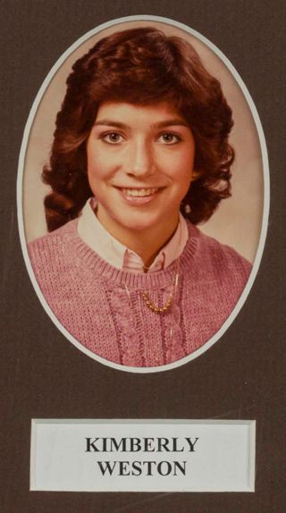 Beta Tau Chapter Composite Detail, Kimberly Weston, 1985-1986