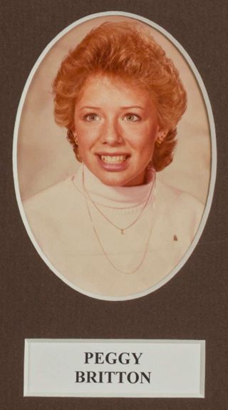 Beta Tau Chapter Composite Detail, Peggy Britton, 1985-1986