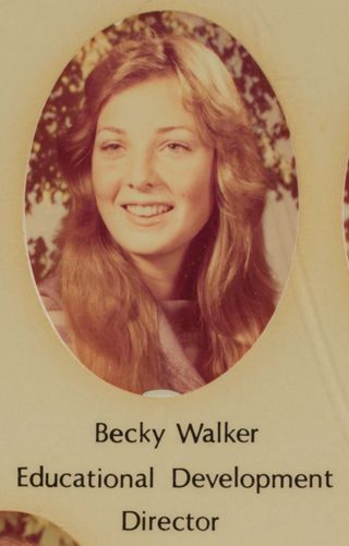 Beta Tau Chapter Composite Detail, Becky Walker, 1976